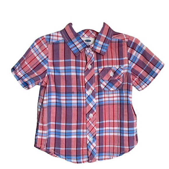 New with tags old navy baby polo plaid 18 to 24 months - Picture 5 of 10